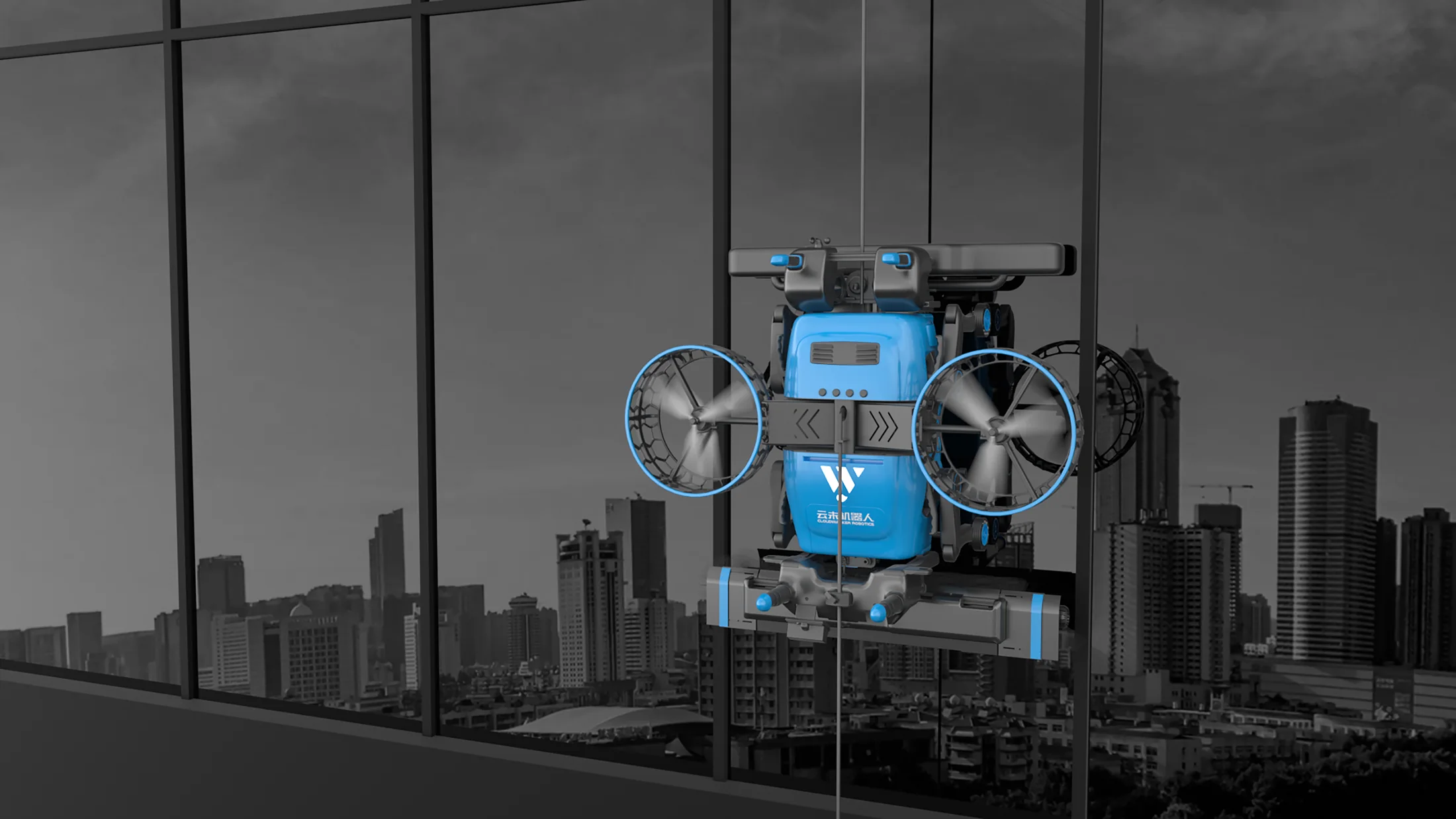 TNQ1 climbing facade robotics platform